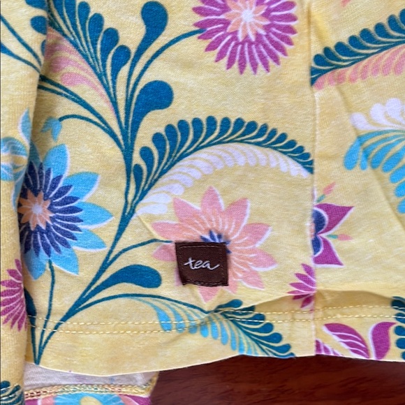 Floral Yellow Kids Dress - Picture 5 of 5